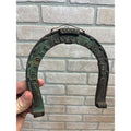 Antique 1880s Simmons Liver Regulator Cast Brass Advertising Horseshoe Sign