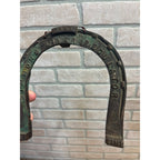 Antique 1880s Simmons Liver Regulator Cast Brass Advertising Horseshoe Sign