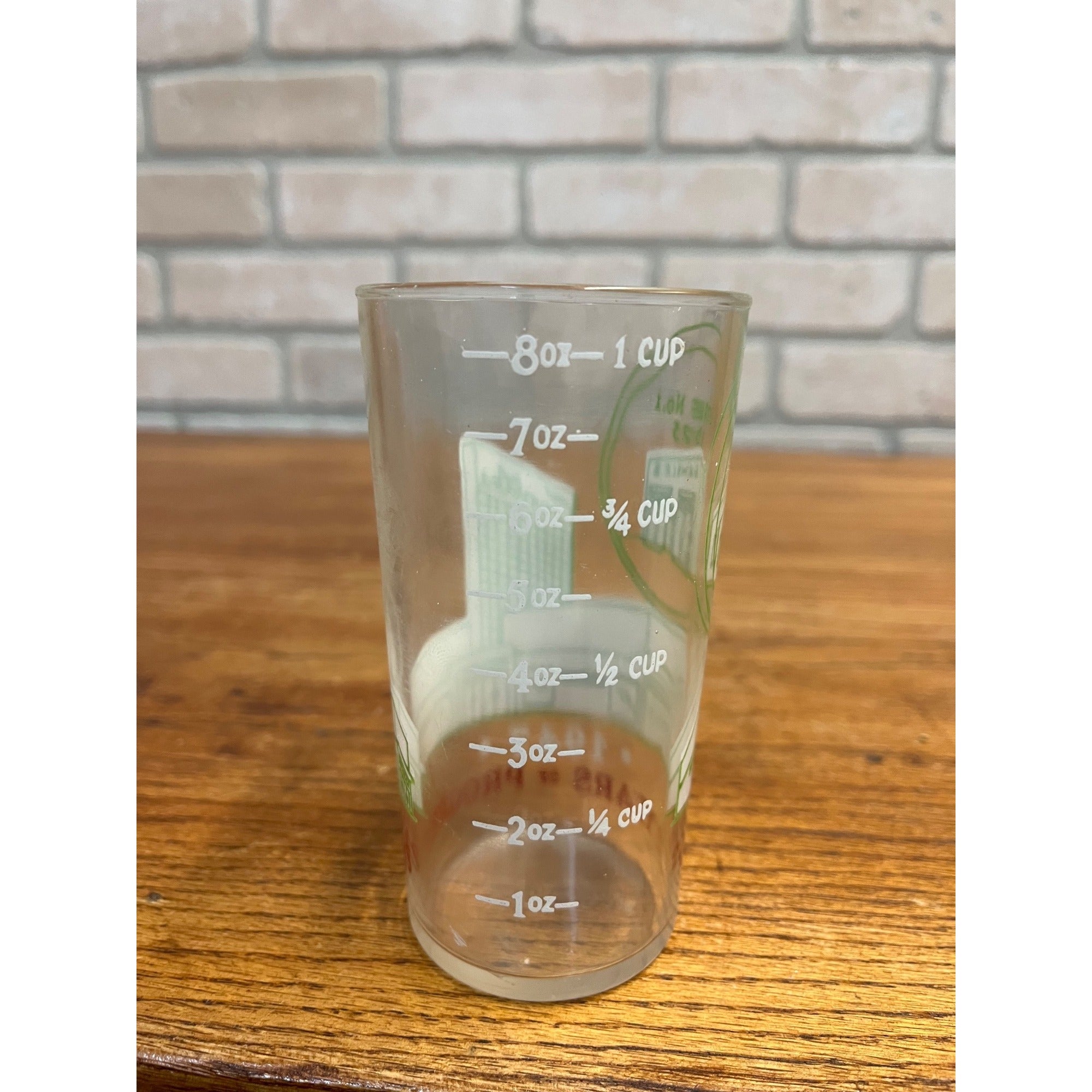 Vintage 1947 Gamble’s Department Store 22nd Anniversary Measuring Glass