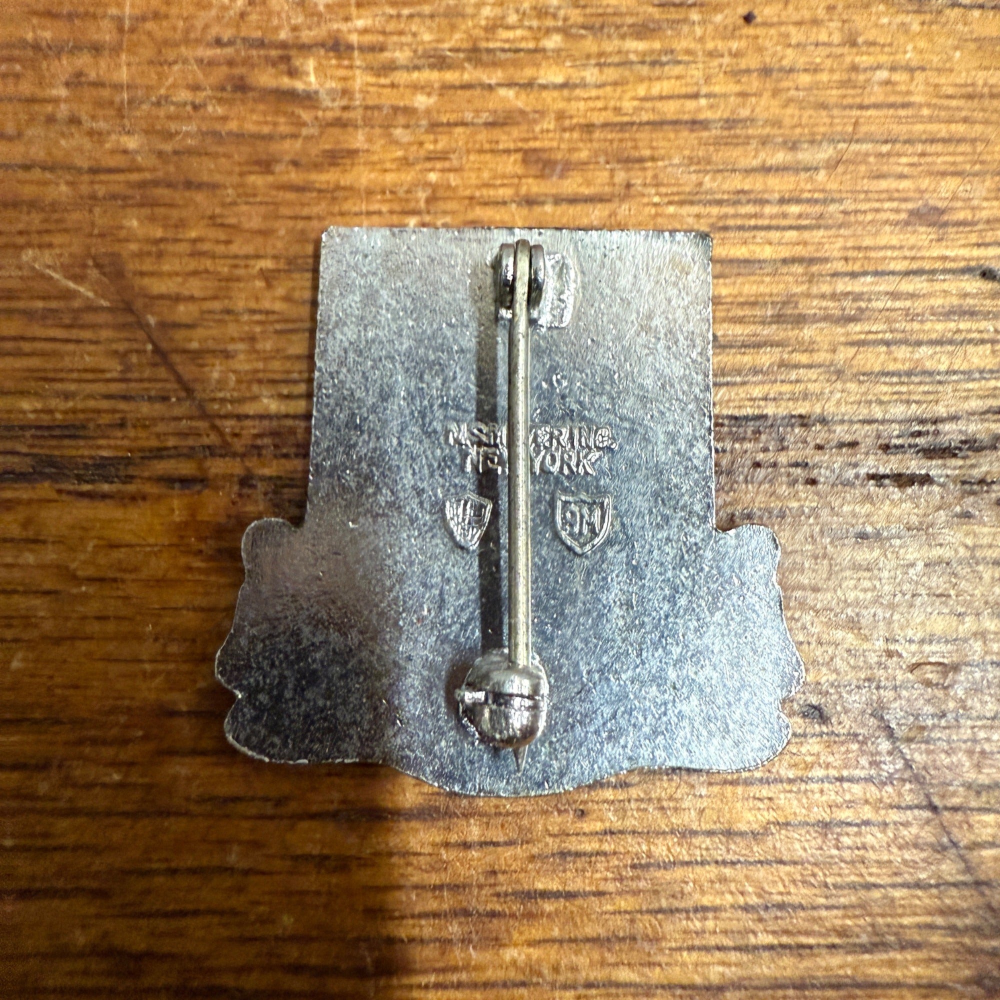 Vintage 87th Infantry Regiment US Army Crest DI/DUI Pinback NS Meyer HM