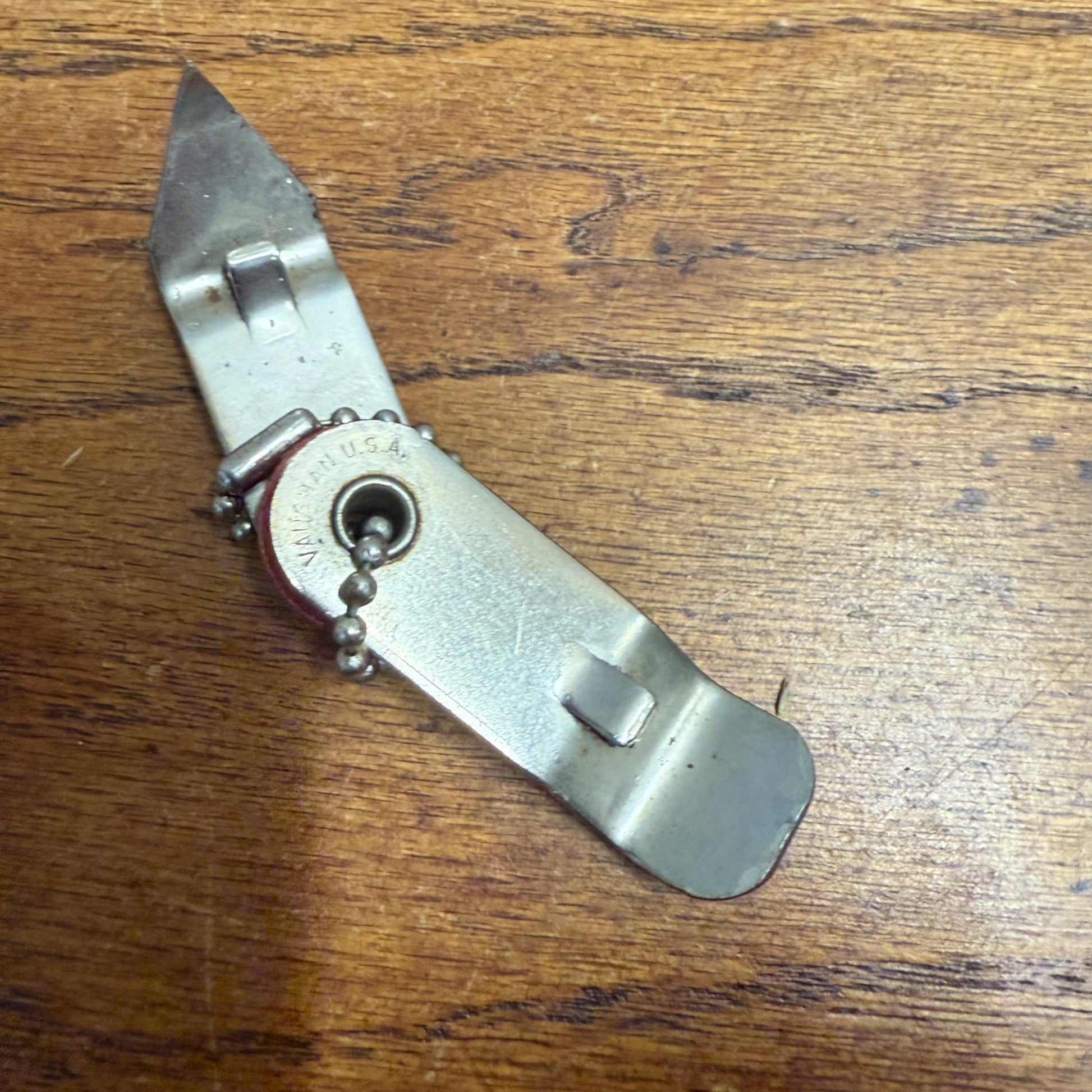 Vintage Adler Brau Appleton Wis, Collapsible Can Beer Bottle Opener Keychain