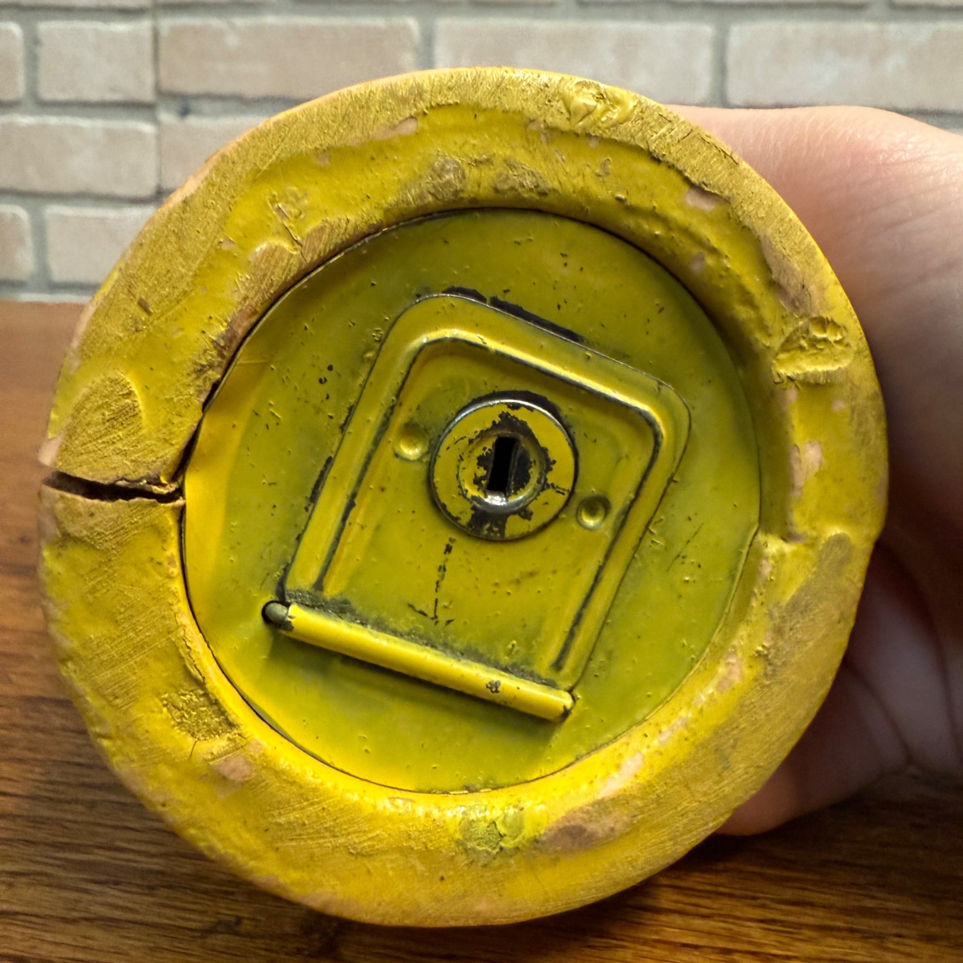 Vintage 1930s Walt Disney Snow White Dopey Dwarf Composition Coin Bank