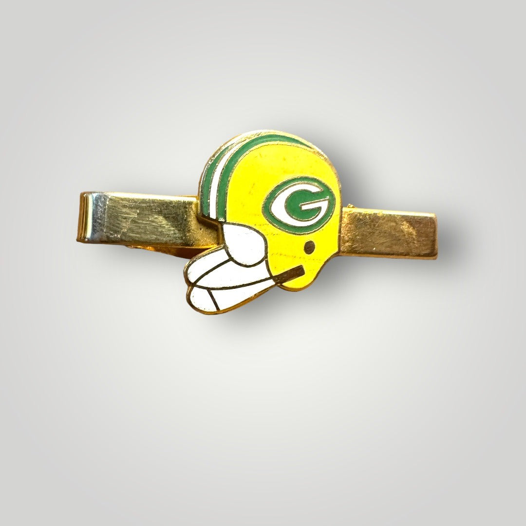 RARE Vintage 1960s Green Bay Packers Helmet Mens Tie Clip Bar