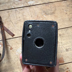 Vintage Canadian Kodak Brownie Model No 0  w/ Carrying Case