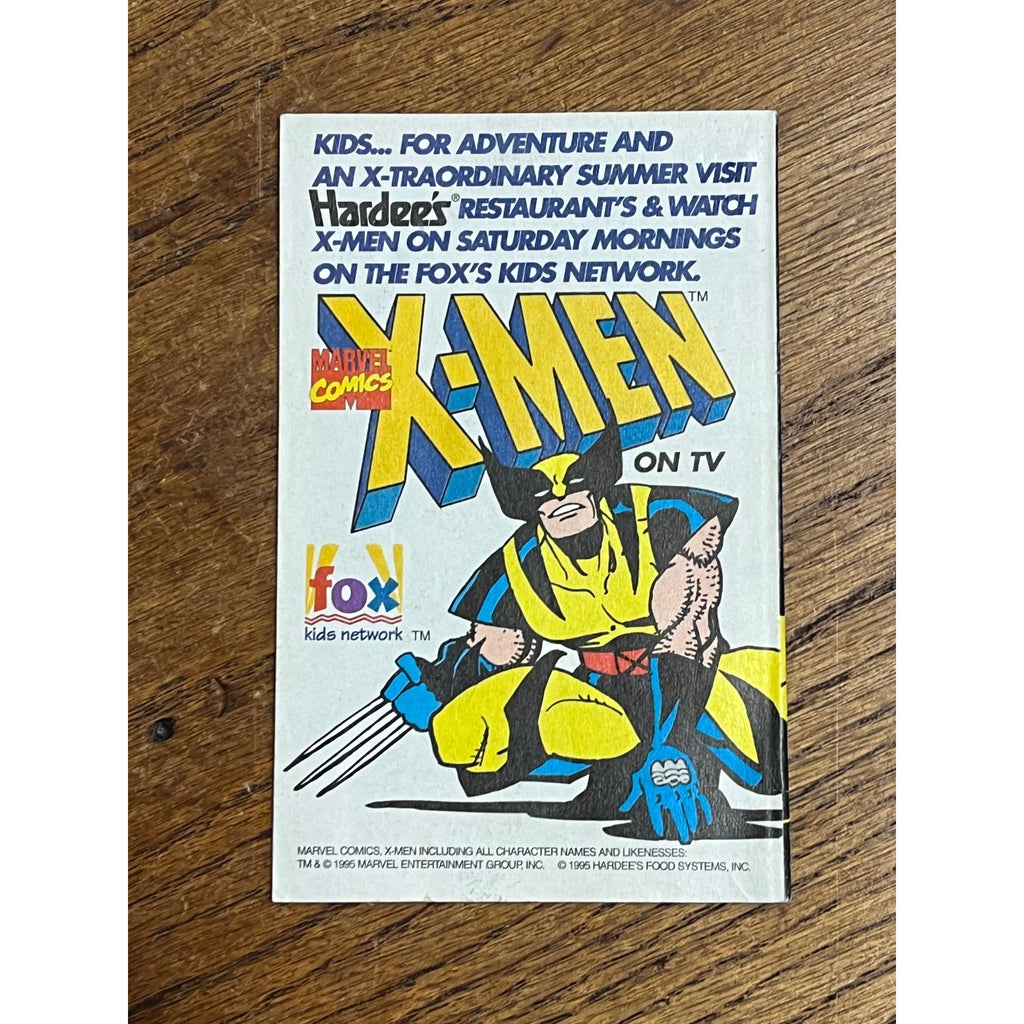X-Men Time Gliders Hardee's Mini-Comic 1995 Marvel Comics Vol. 1 No. 2