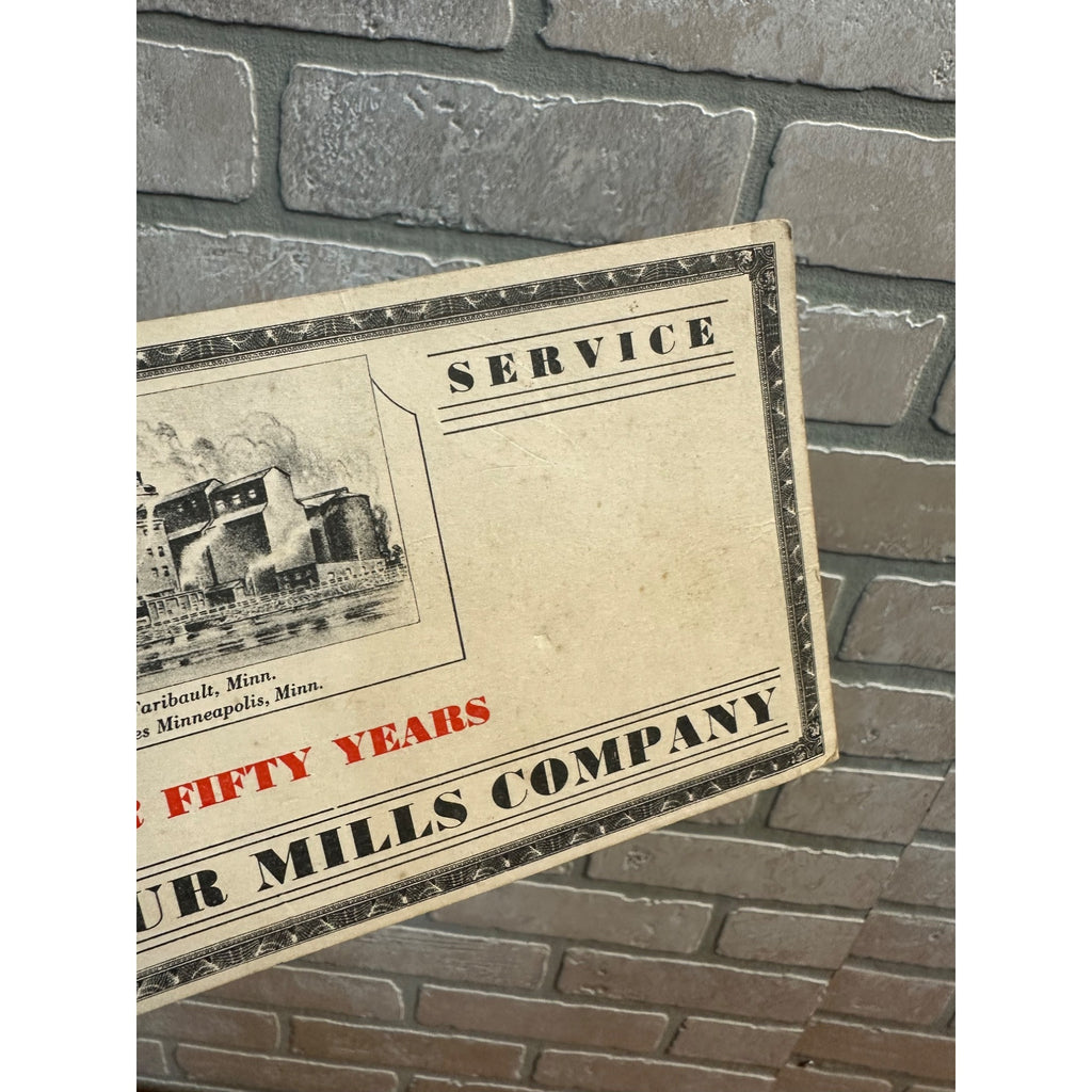 H.H. King Flour Mills Company advertising ink blotter - Faribault, Minnesota