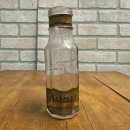 Vintage Early 1900s Hirsch Bros & Co Paper Label Food Sauce Bottle Louisville