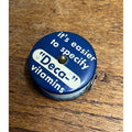 Vintage Deca Vitamins Celluloid Advertising Tape Measure Deca-Vi-Caps Deca-Mulcin