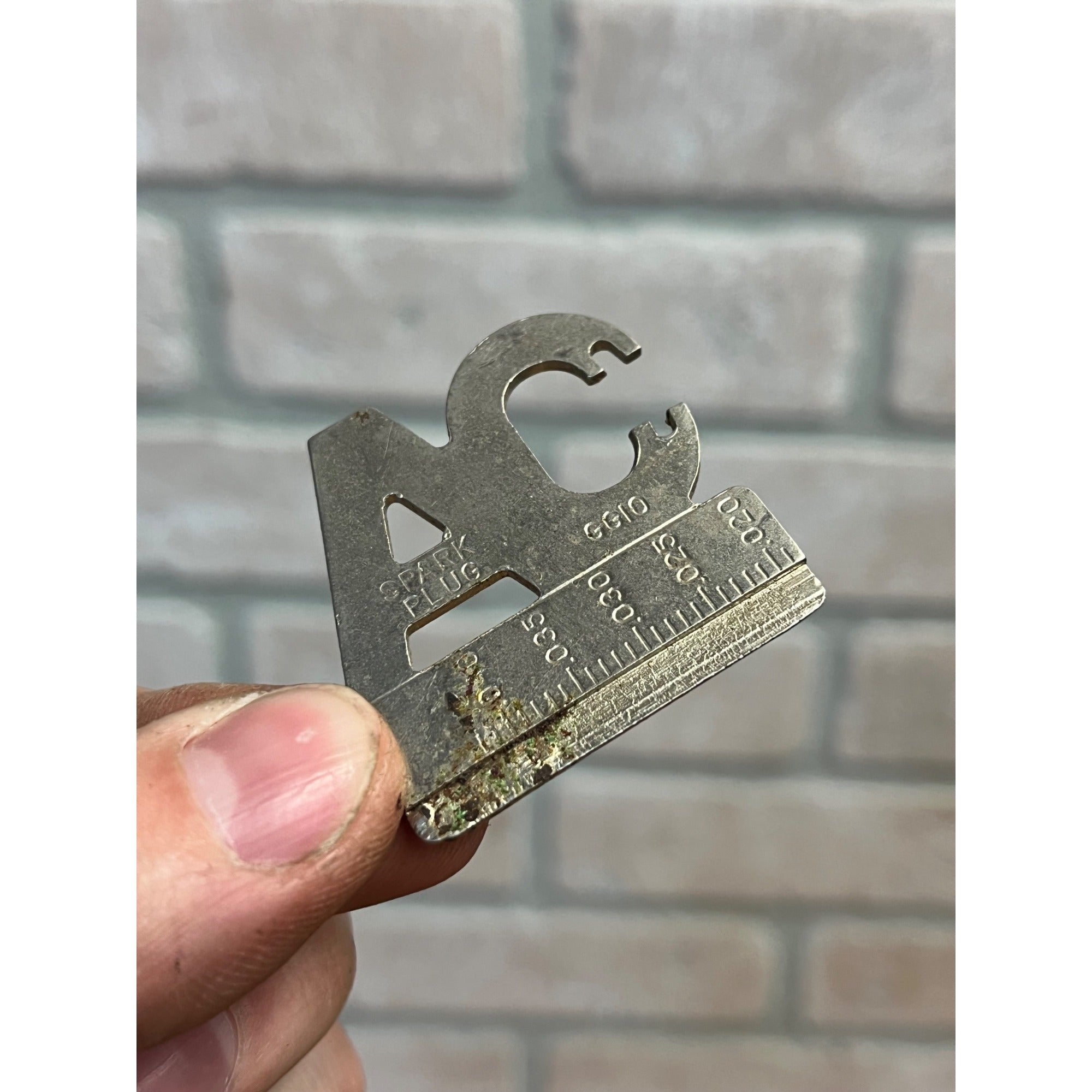 Vintage AC Spark Plug Advertising Gap Gauge Gapping Measuring Tool Gapper
