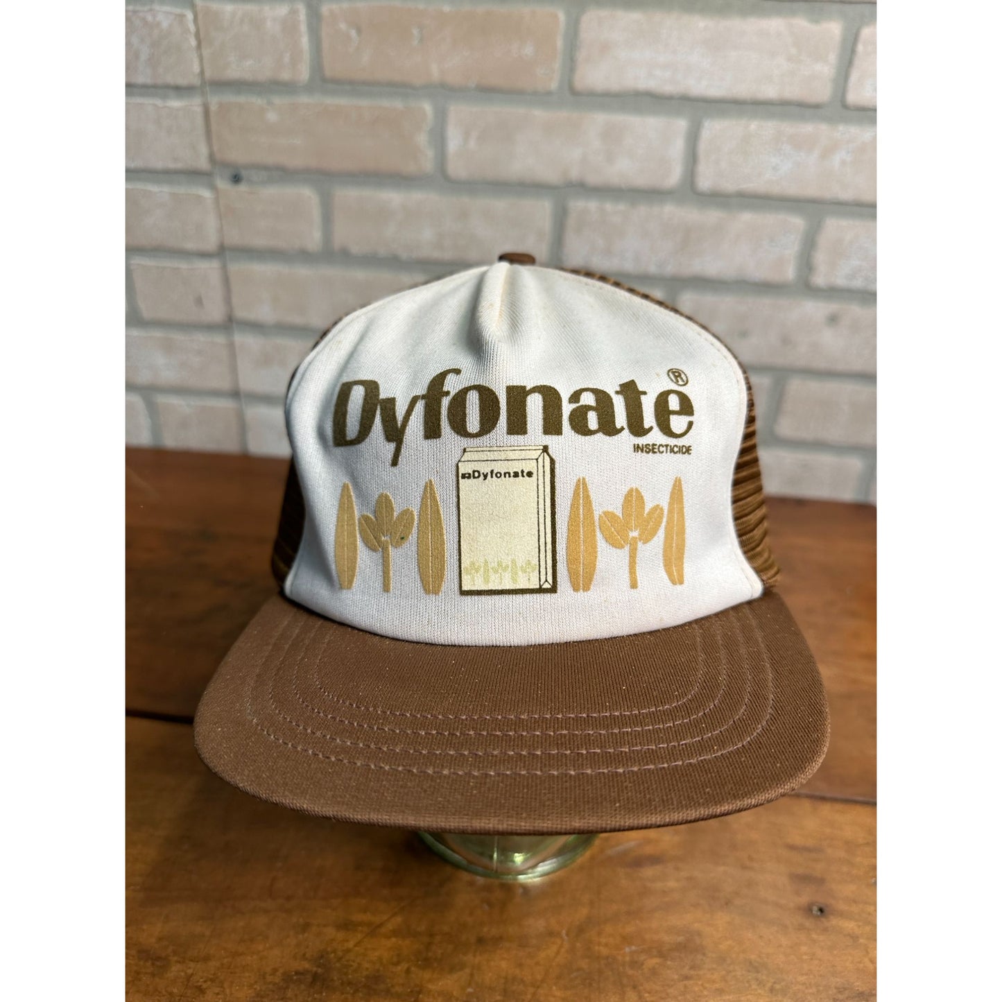 VINTAGE DYFONATE MESH TRUCKER HAT SNAPBACK HAT CAP FARMING AGRICULTURE