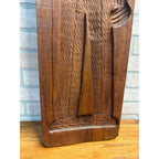 Antique Primitive 19th c. Large Wood Cookie Mold Soldier 39"x10" Springerle AAFA