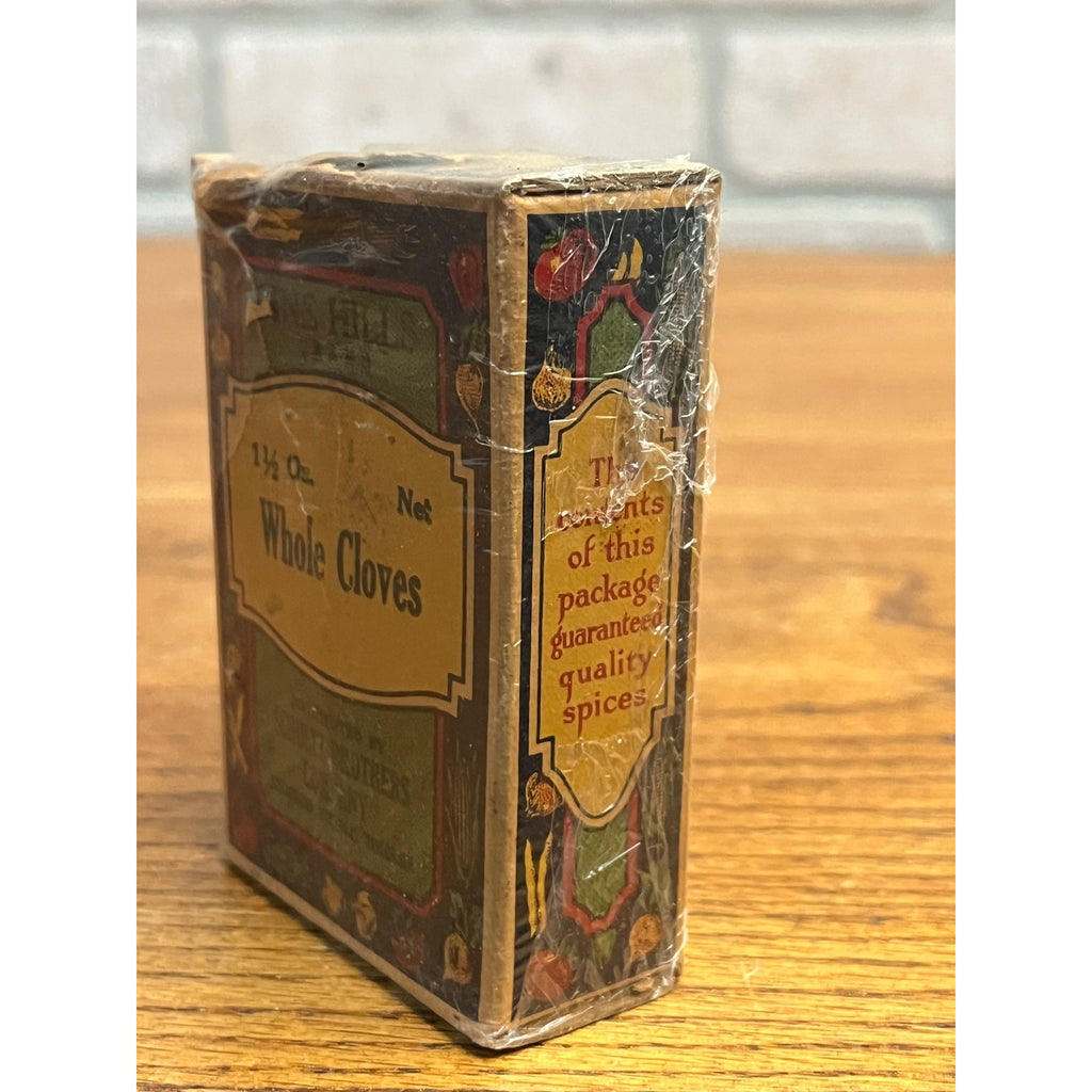 Vintage Pine Hills Brand Schultz Brothers Spice Box Cardboard Sheboygan Wis WI