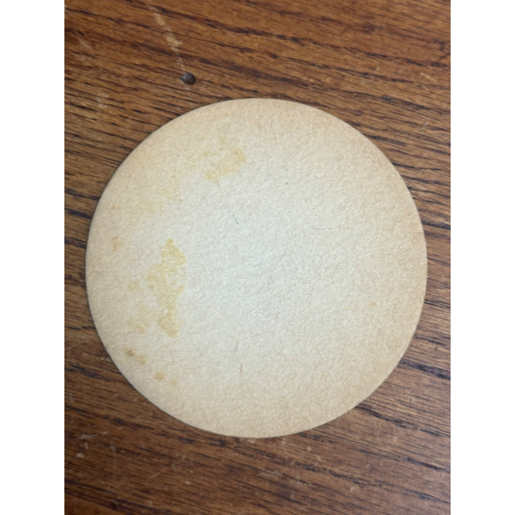Vintage 1940s Sieben's Real Lager Chicago Brewery Beer Bar Coaster 4"