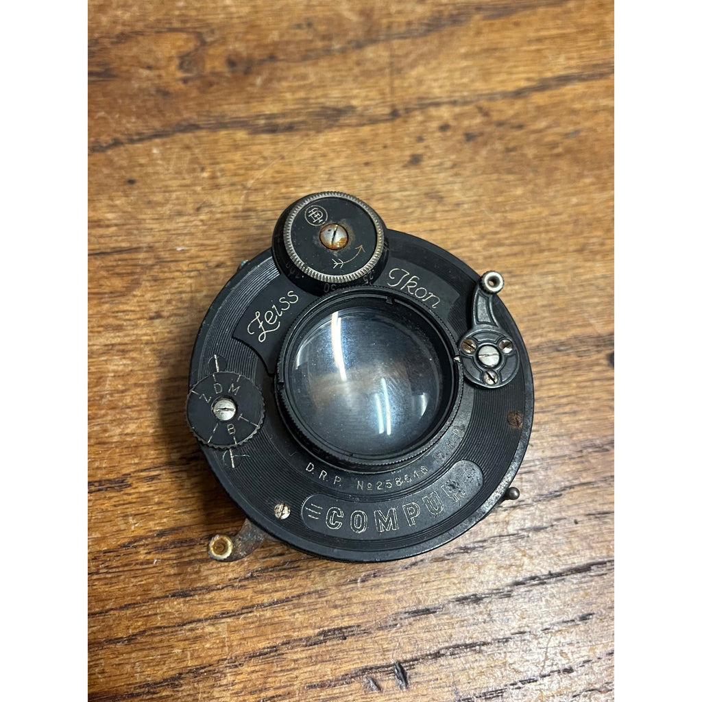 Vintage Carl Zeiss Jena Compur Shutter/ Lens TESSAR 1:4.5 F - 12cm No. 258646