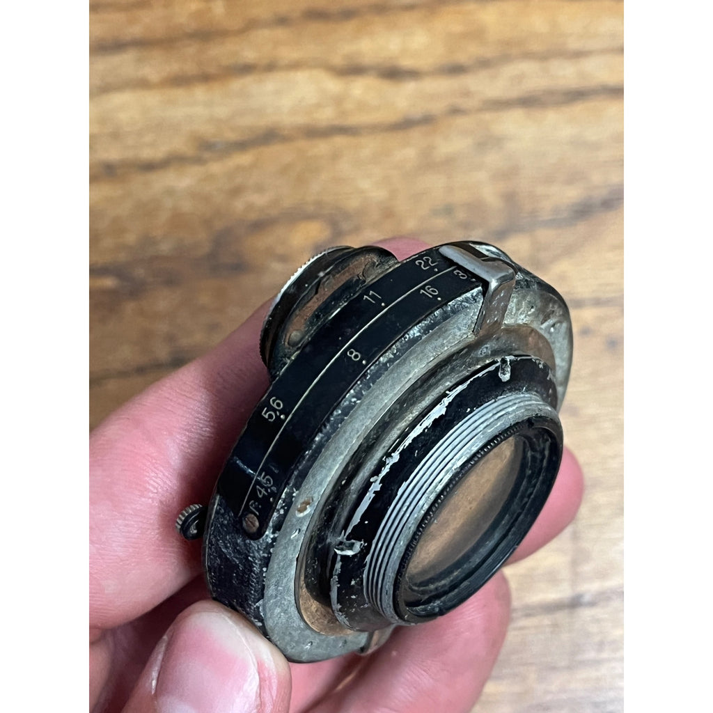 Vintage Carl Zeiss Jena Compur Shutter/ Lens TESSAR 1:4.5 F - 12cm No. 258646