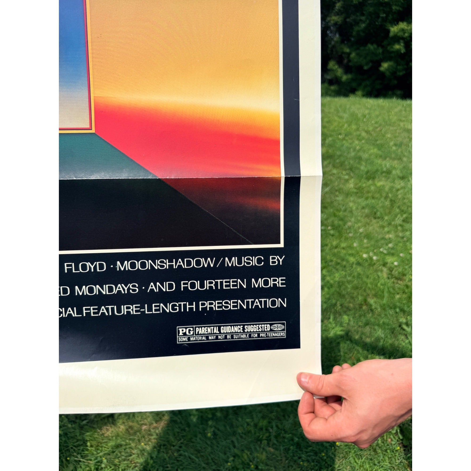 Vintage 1977 Fantastic Animation Festival Original Movie Poster 27x41 Pink Floyd