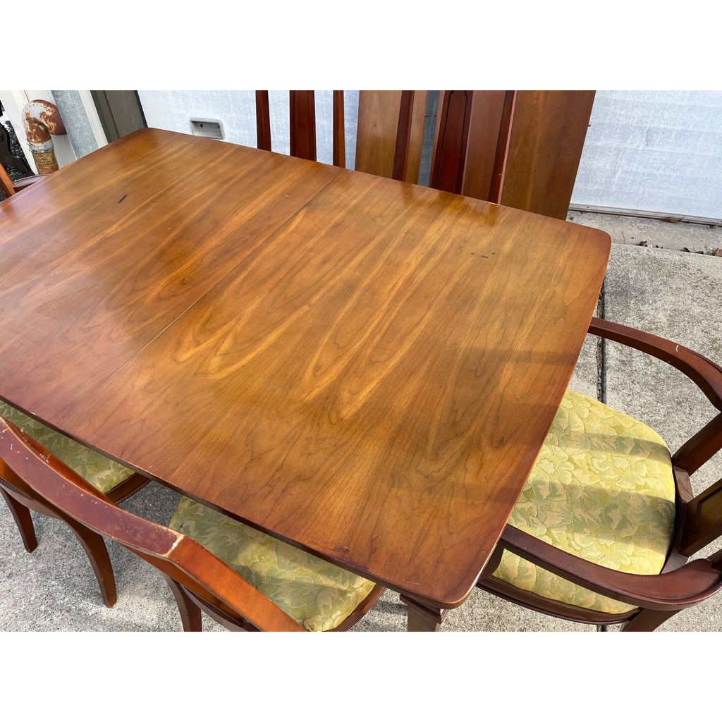 Vintage Mid-Century Modern Lenoir Dining Table & Chair Set MCM Retro
