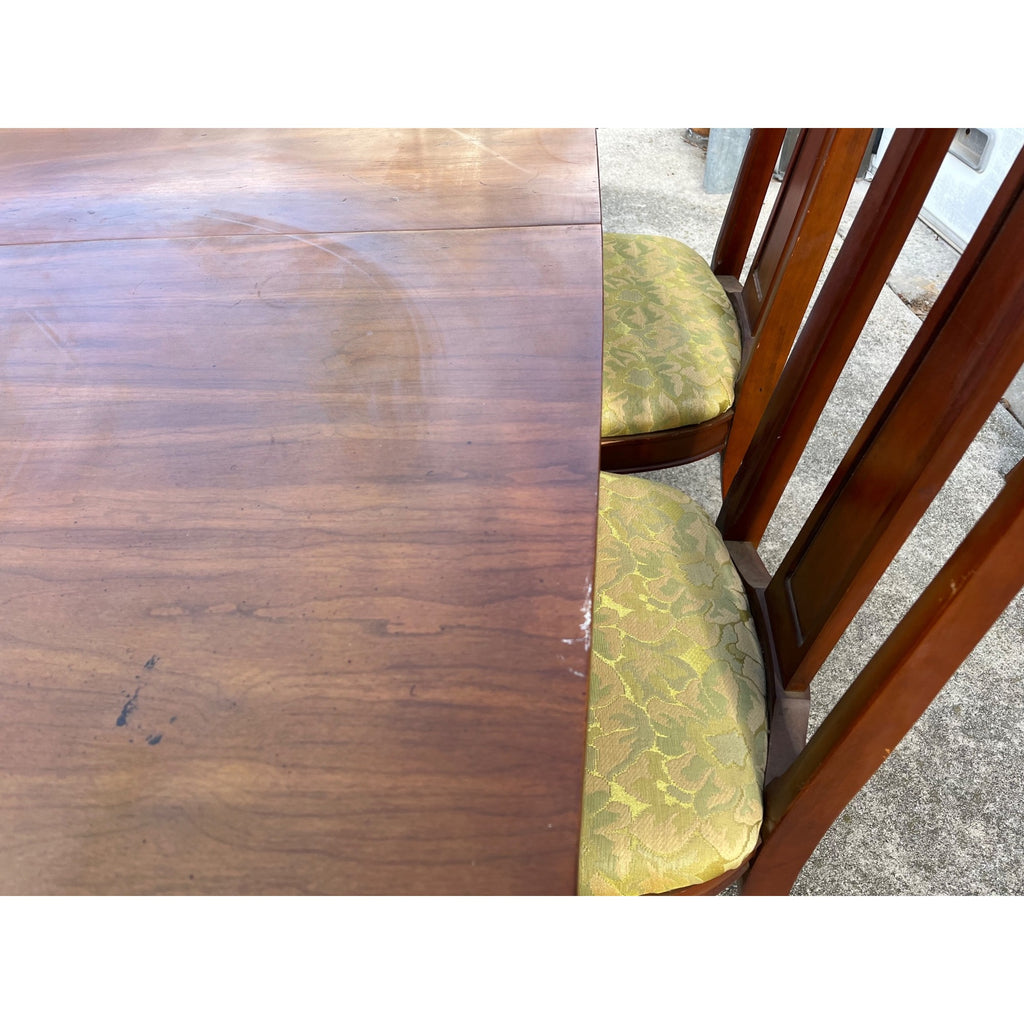 Vintage Mid-Century Modern Lenoir Dining Table & Chair Set MCM Retro