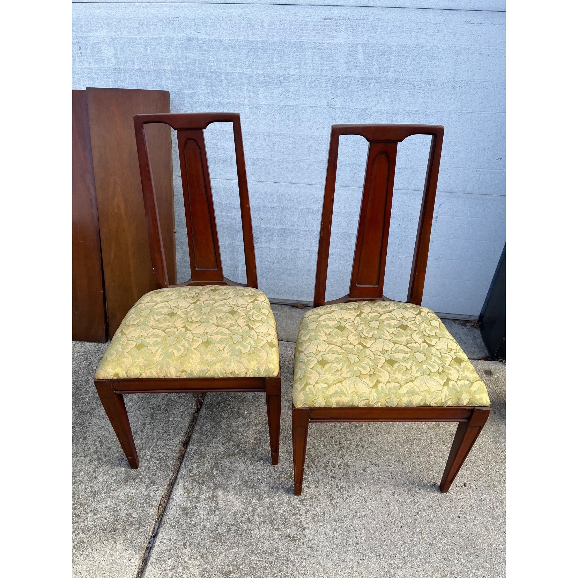 Vintage Mid-Century Modern Lenoir Dining Table & Chair Set MCM Retro