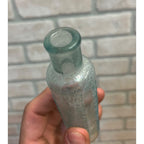 Antique 1880s Mrs Winslow's Soothing "Baby Killer" Morphine Medicine Bottle