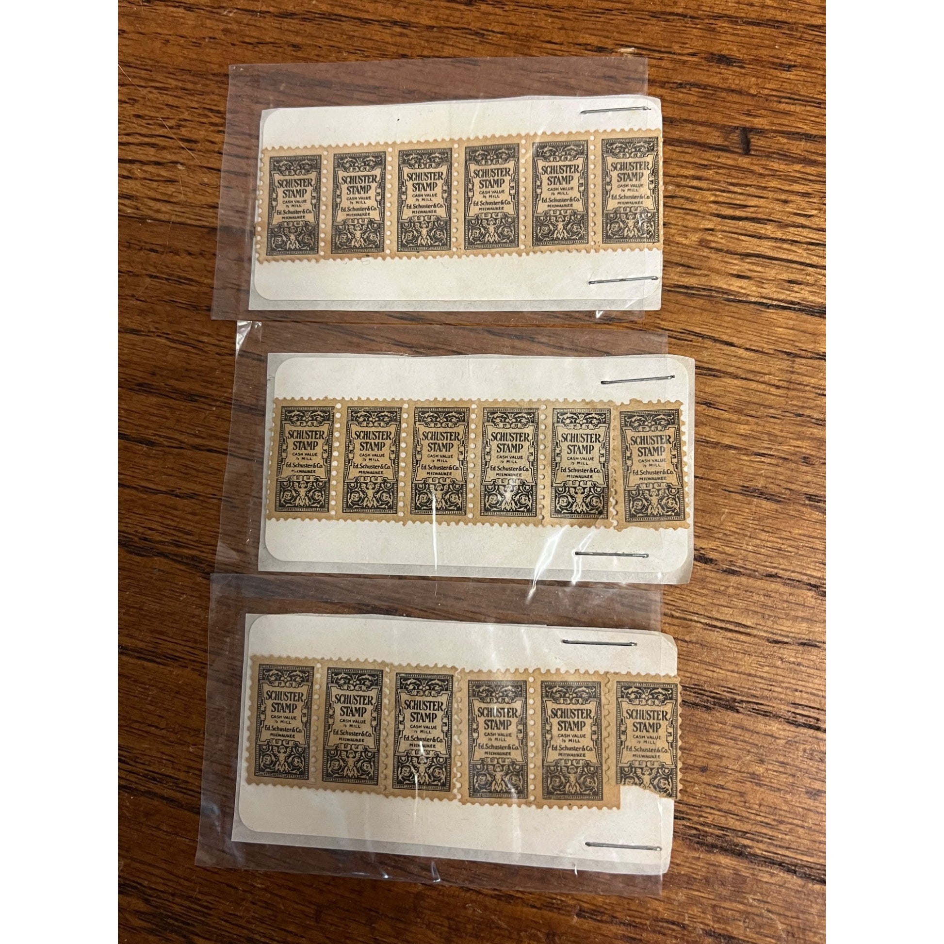 Vintage Ed. Schuster Department Store Milwaukee Wis Stamps Early 1900s Advertising