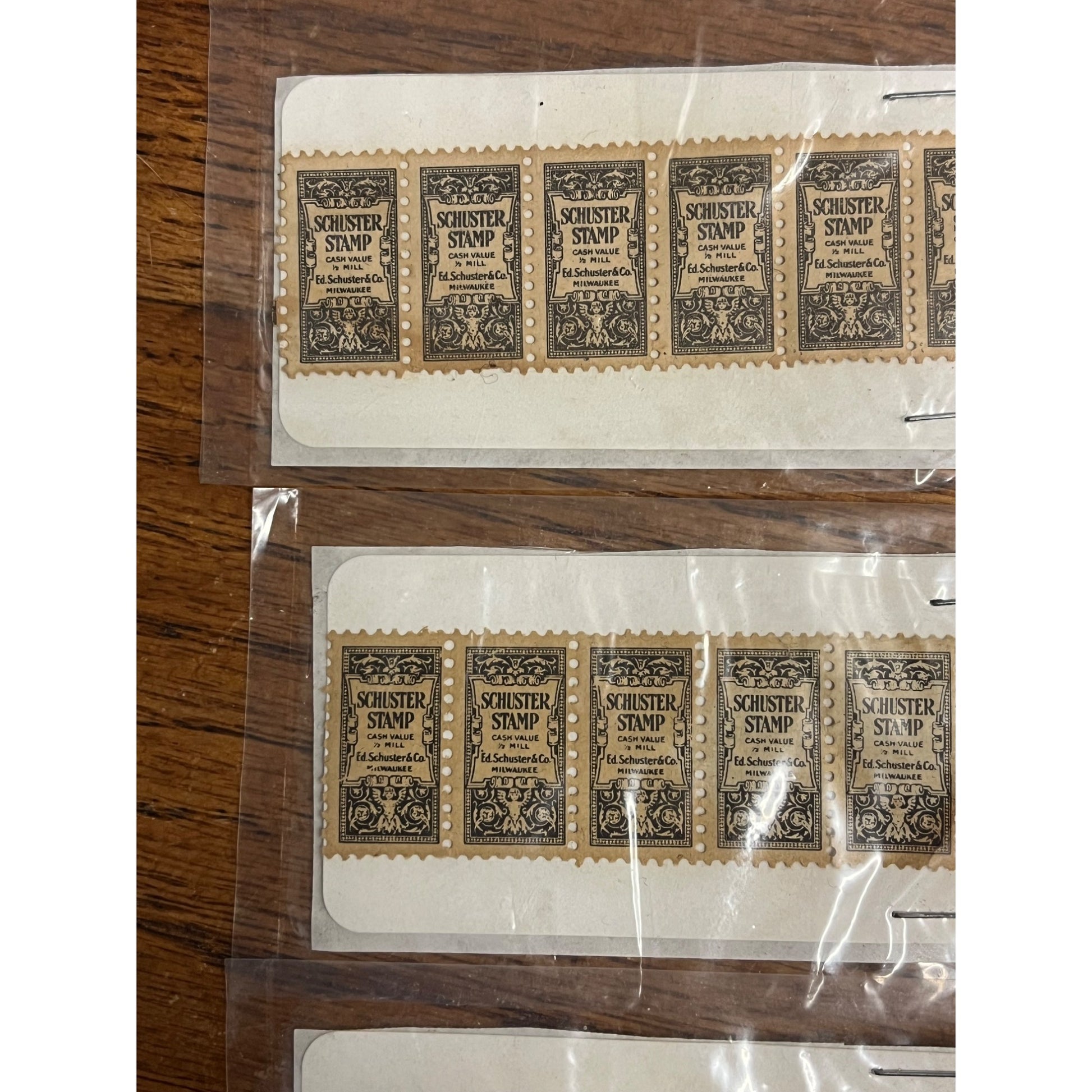 Vintage Ed. Schuster Department Store Milwaukee Wis Stamps Early 1900s Advertising