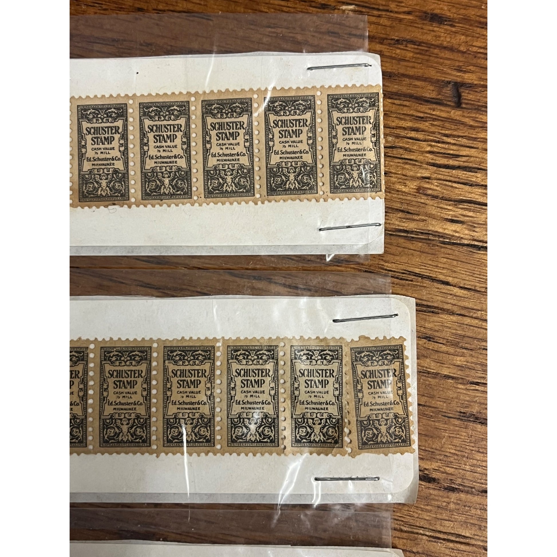Vintage Ed. Schuster Department Store Milwaukee Wis Stamps Early 1900s Advertising