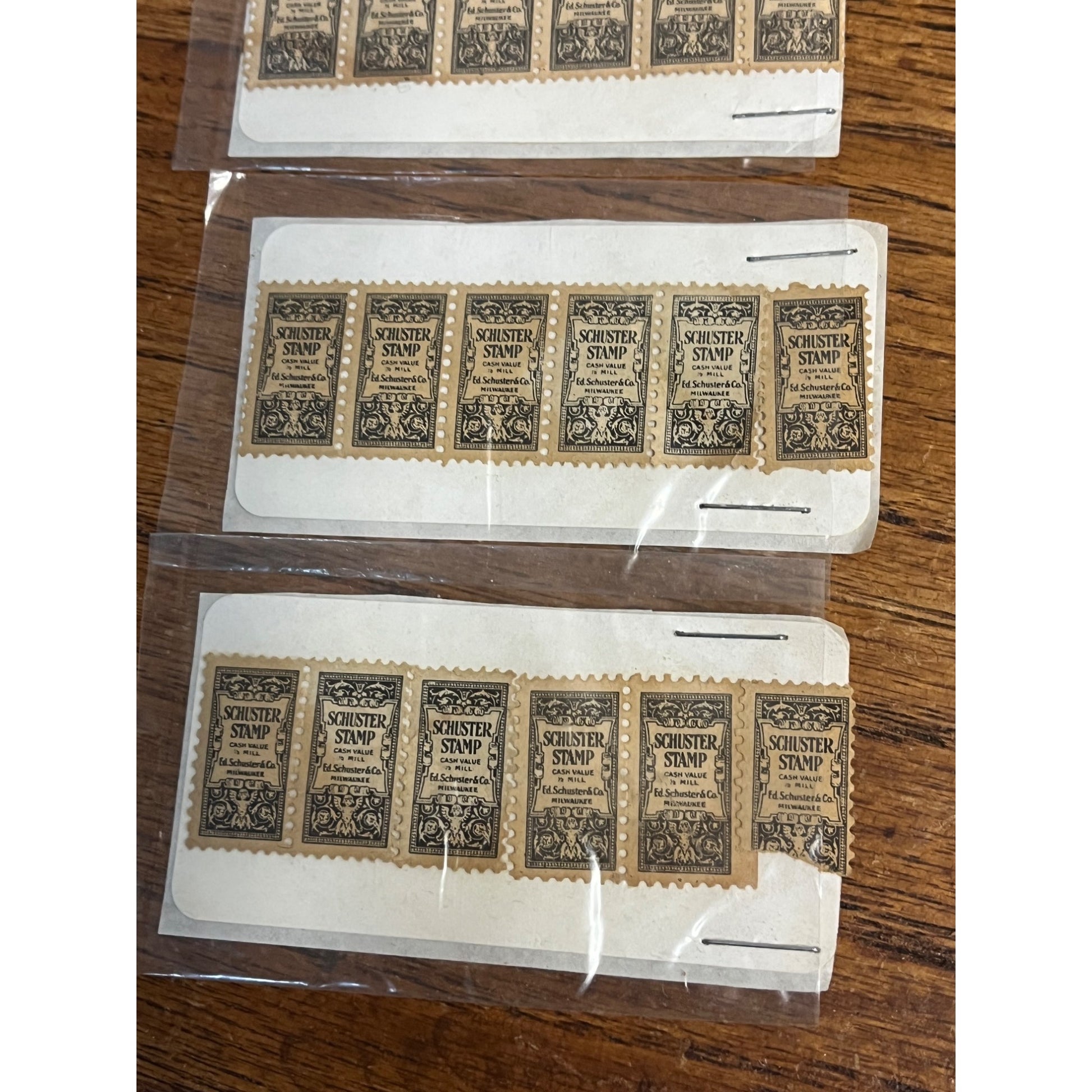 Vintage Ed. Schuster Department Store Milwaukee Wis Stamps Early 1900s Advertising