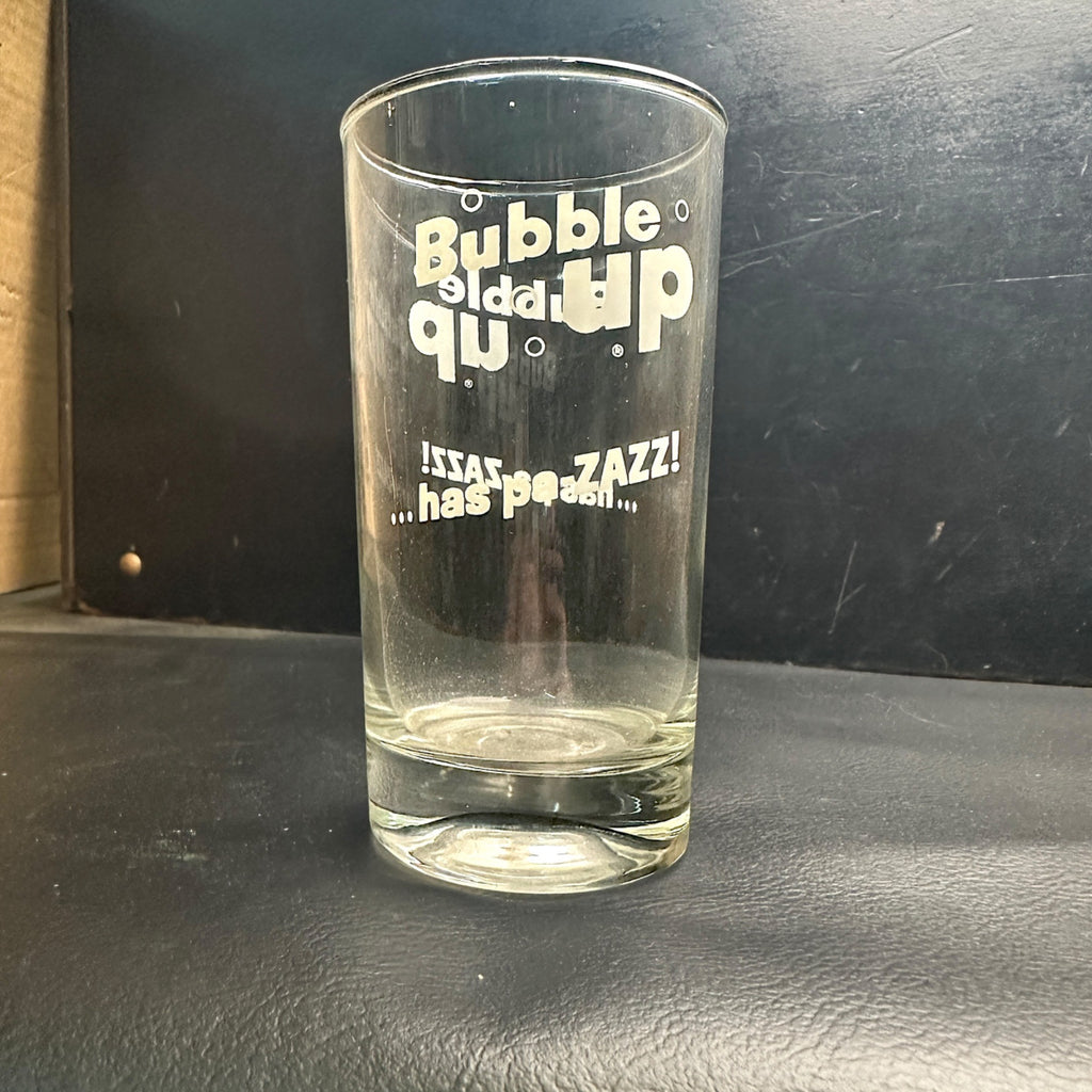 Vintage Bubble Up Pa-Zazz Soda Fountain Glass Drinking Cup