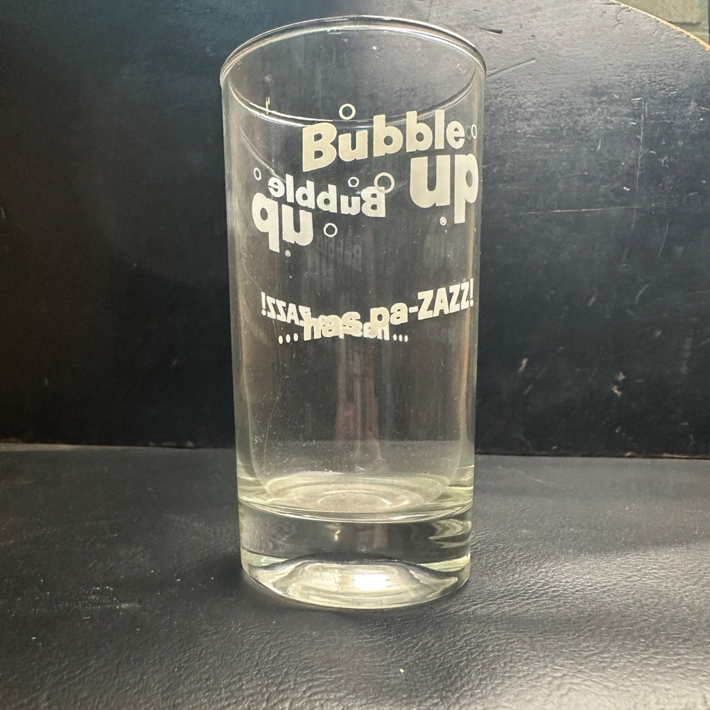 Vintage Bubble Up Pa-Zazz Soda Fountain Glass Drinking Cup