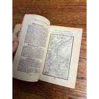 RARE Antique Early Rand McNally Model Atlas of the World Map Guide Book Railroad