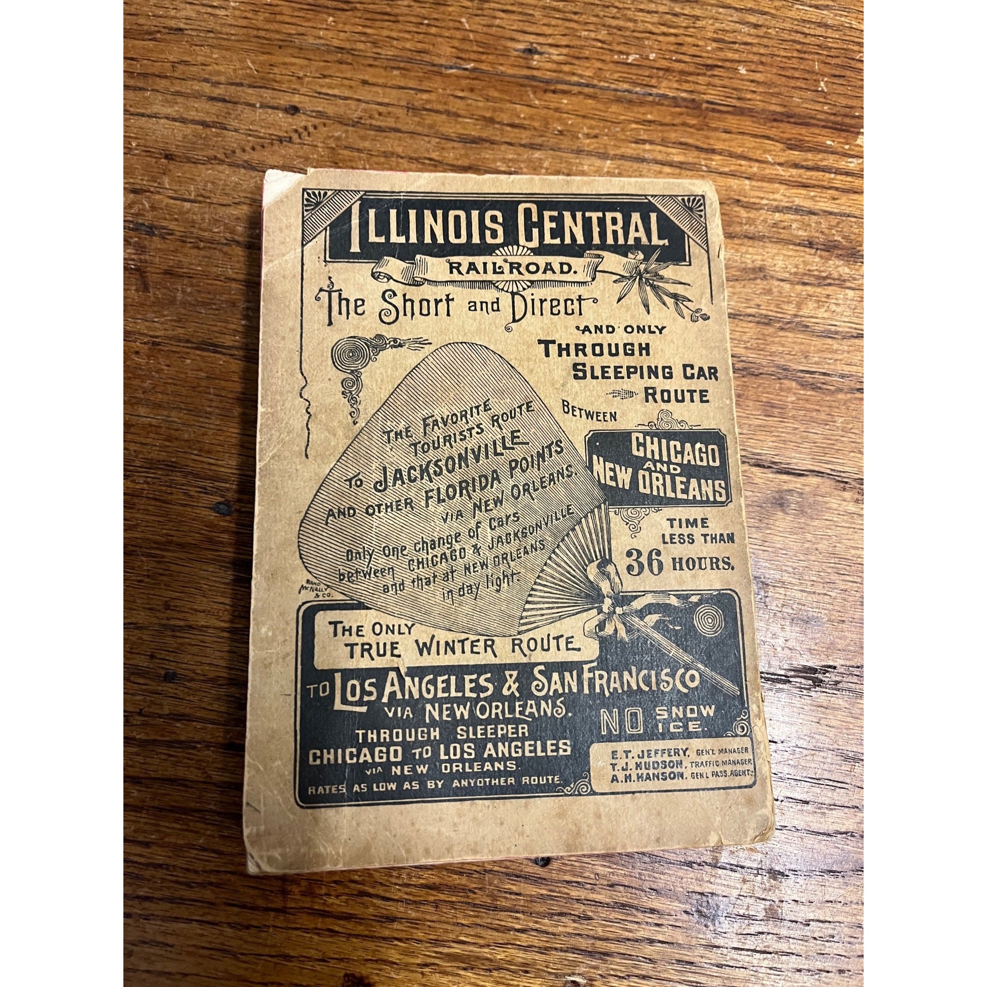 RARE Antique Early Rand McNally Model Atlas of the World Map Guide Book Railroad