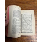 RARE Antique Early Rand McNally Model Atlas of the World Map Guide Book Railroad