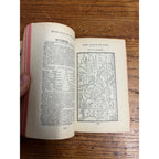 RARE Antique Early Rand McNally Model Atlas of the World Map Guide Book Railroad