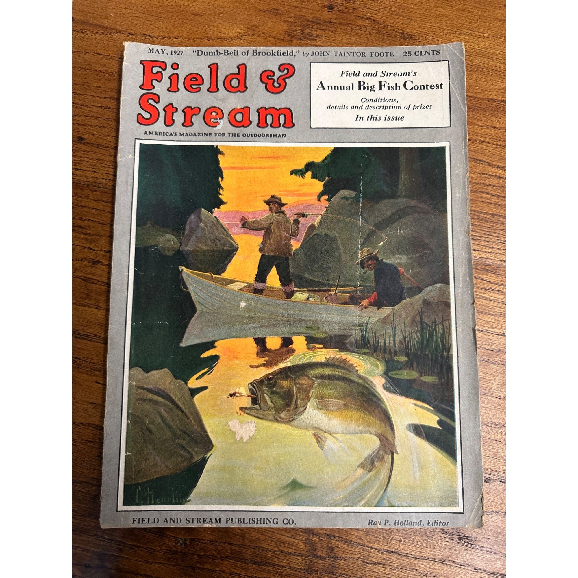 Vintage Field & Stream Outdoorsman Magazine (May 1927) No 1 Hunting Fishing