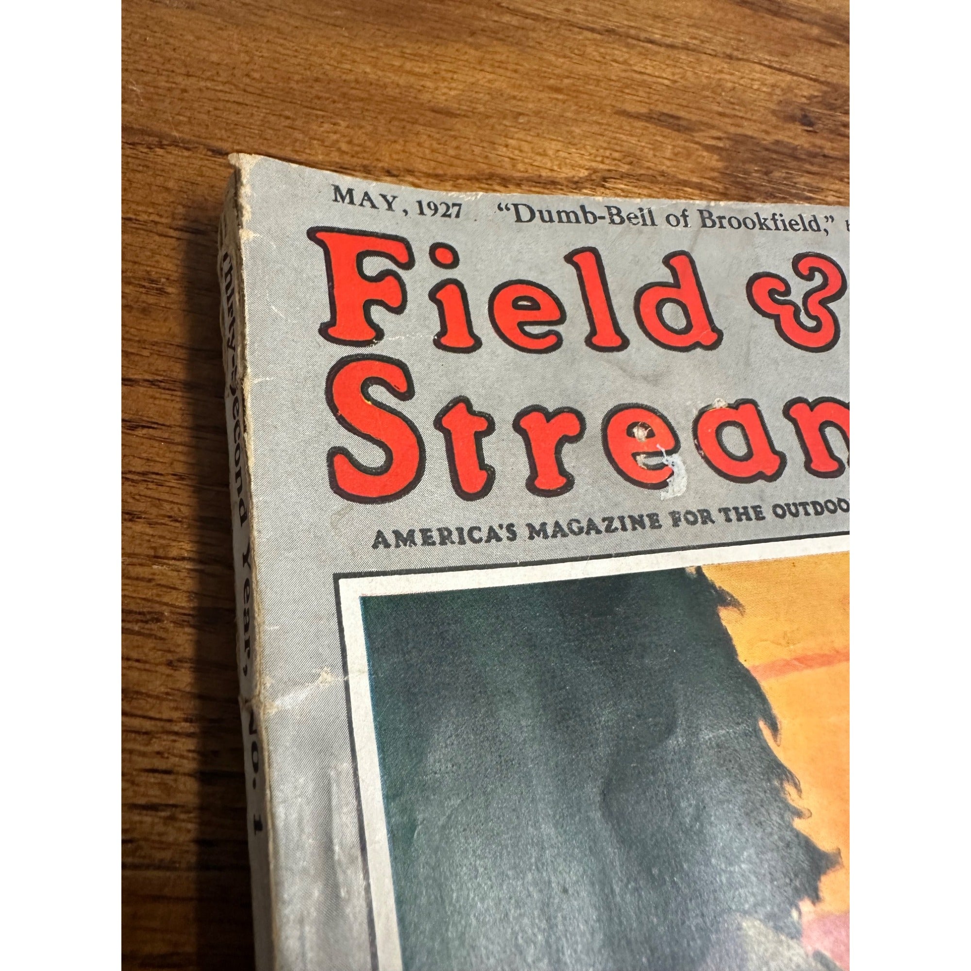 Vintage Field & Stream Outdoorsman Magazine (May 1927) No 1 Hunting Fishing