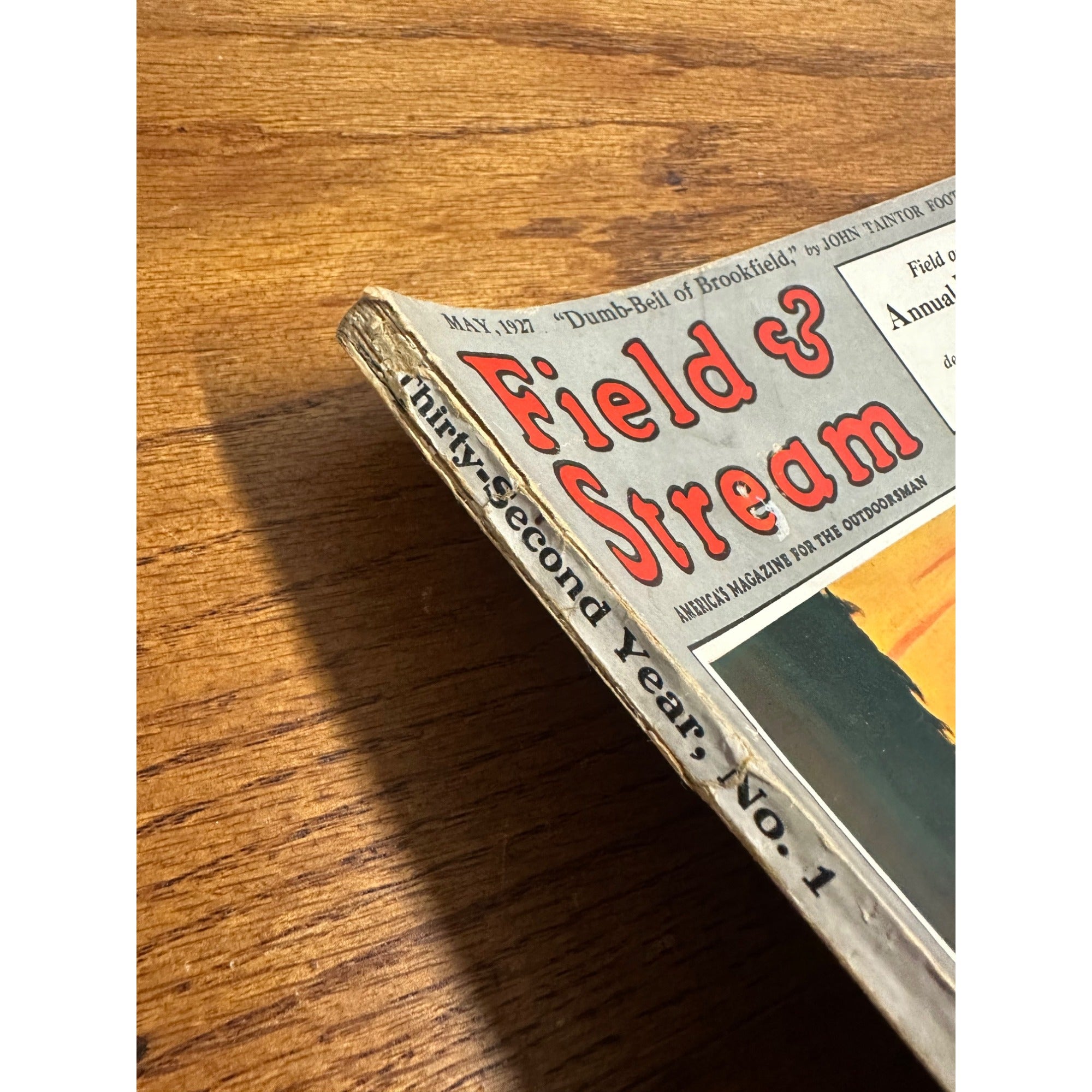 Vintage Field & Stream Outdoorsman Magazine (May 1927) No 1 Hunting Fishing