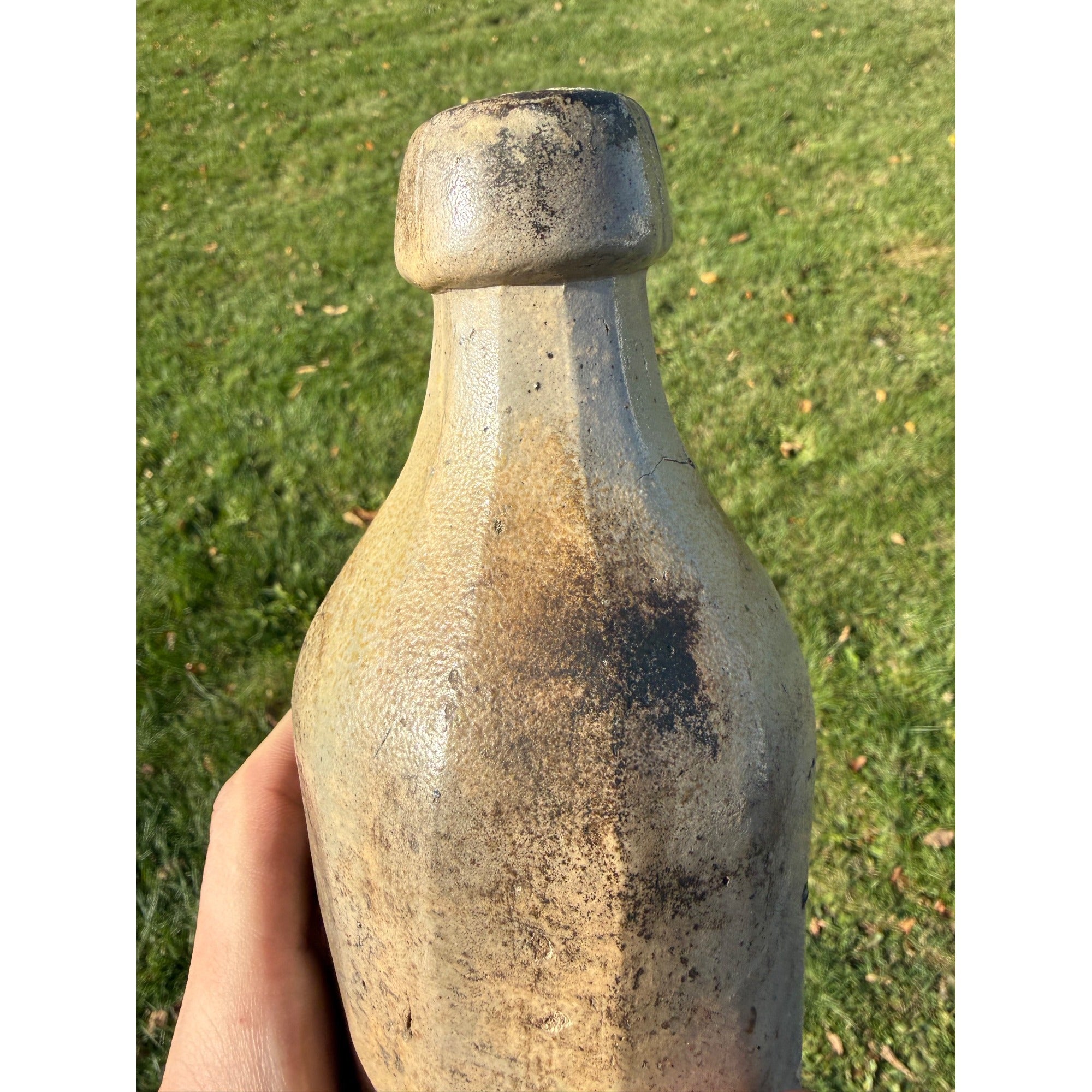 Antique J.D. Vail & Co. Beer/Ale Stoneware Bottle - St Louis, MO (1867-72)