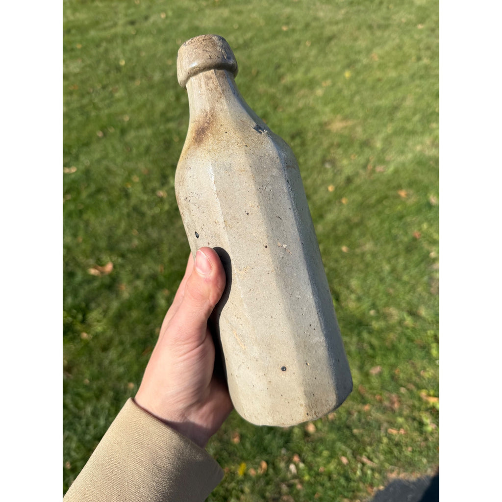 Antique J.D. Vail & Co. Beer/Ale Stoneware Bottle - St Louis, MO (1867-72)