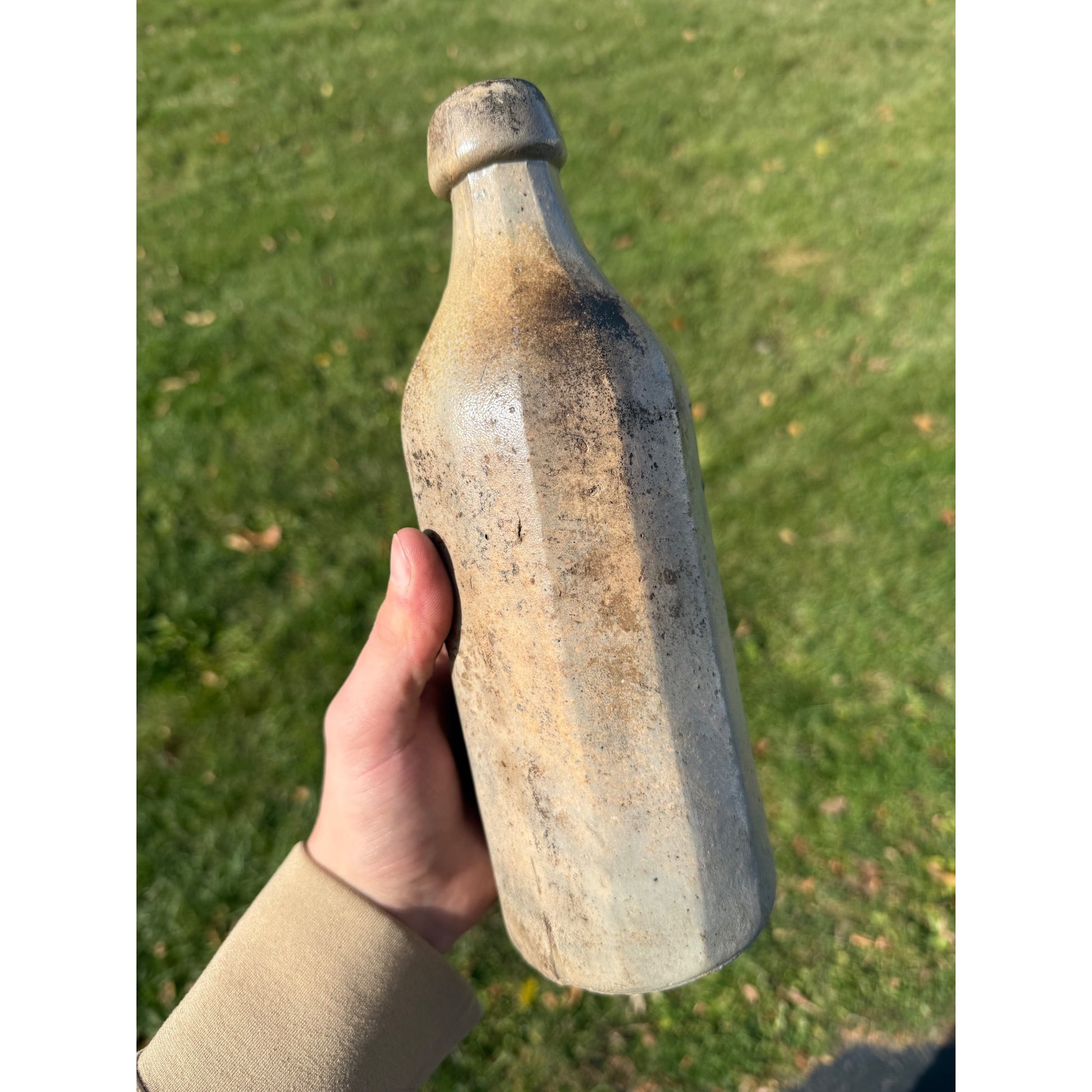 Antique J.D. Vail & Co. Beer/Ale Stoneware Bottle - St Louis, MO (1867-72)