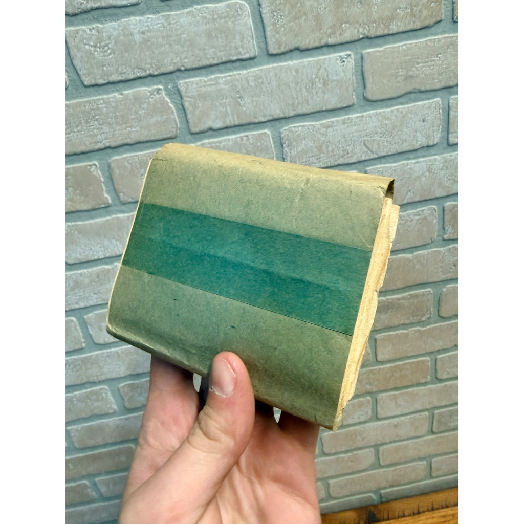 Vintage Evergreen Single Service Fold Toilet Tissue Toilet Paper Green bay Wis