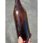 Early Amber Quart Calumet Brewing Co. Michigan Blob Top Beer Bottle