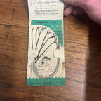 (2) Vintage Weber of Stevens Point Wis Fishing Snelled Hooks Packages Lure