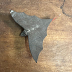 ANTIQUE VINTAGE BAT W/ WINGS ICE FISHING SPEARING DECOY WEIGHTED SIGNED