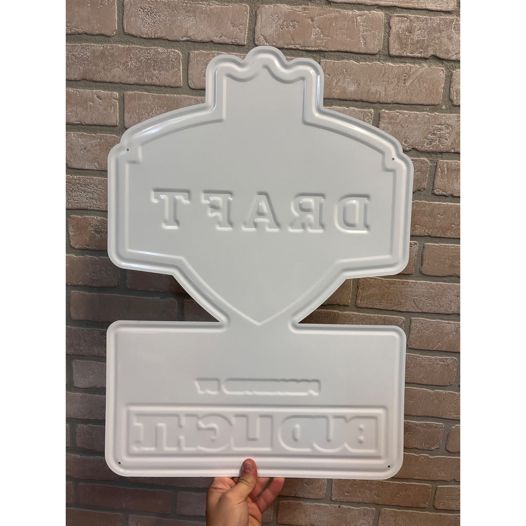 RARE Bud Light NFL Draft 2025 Green Bay Packers Metal Tin Beer Sign Placard