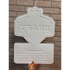 RARE Bud Light NFL Draft 2025 Green Bay Packers Metal Tin Beer Sign Placard
