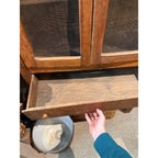 Antique Primitive 19th c. Screened Pie Safe Cabinet Farmhouse Country Storage