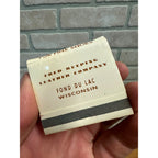 Vintage Fred Rueping Leather Co. Fond du Lac Wis Advertising FULL Matchbook Indian