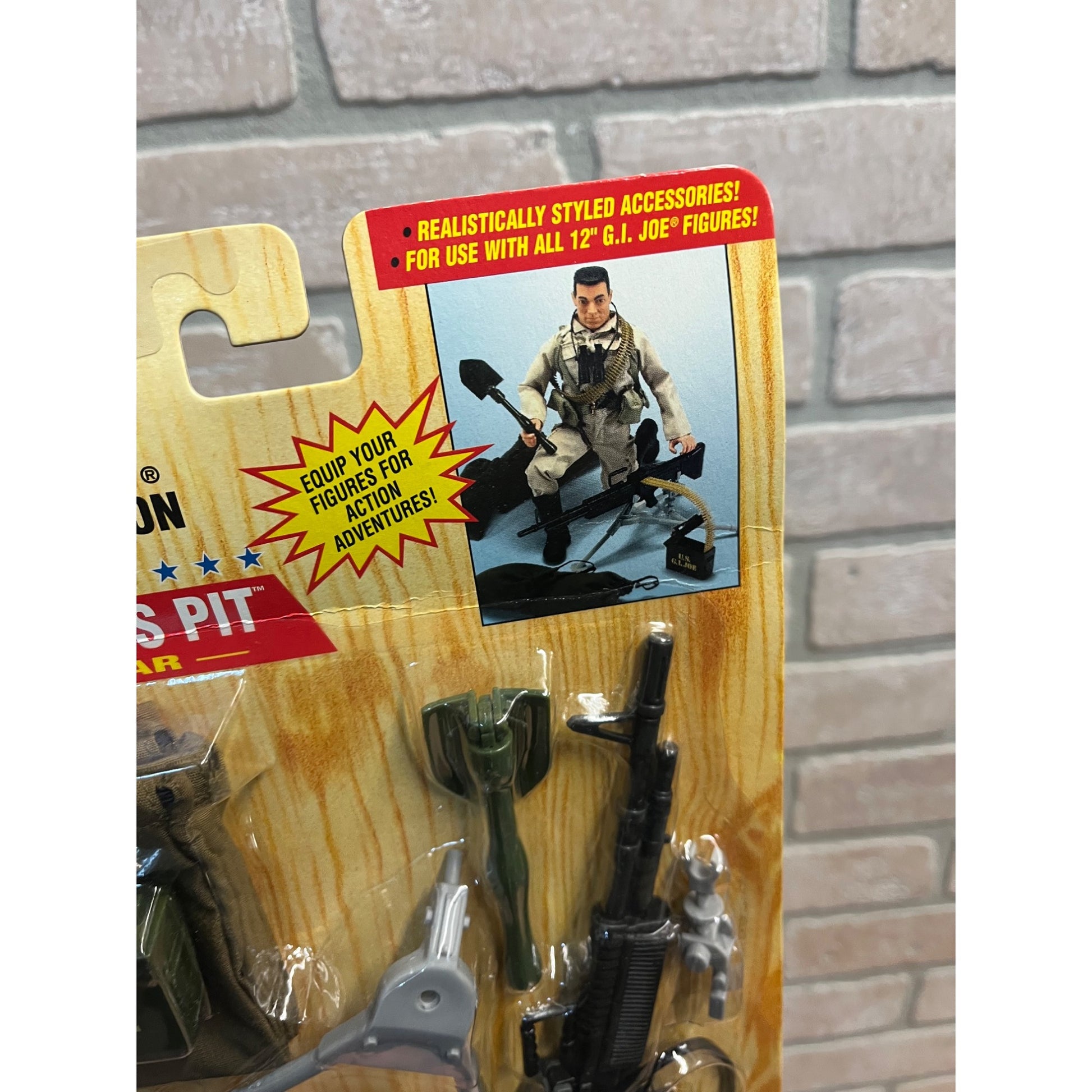 Vintage GI Joe Classic Collection M-60 Gunner's Pit Mission Gear NOS NEW Hasbro 1997