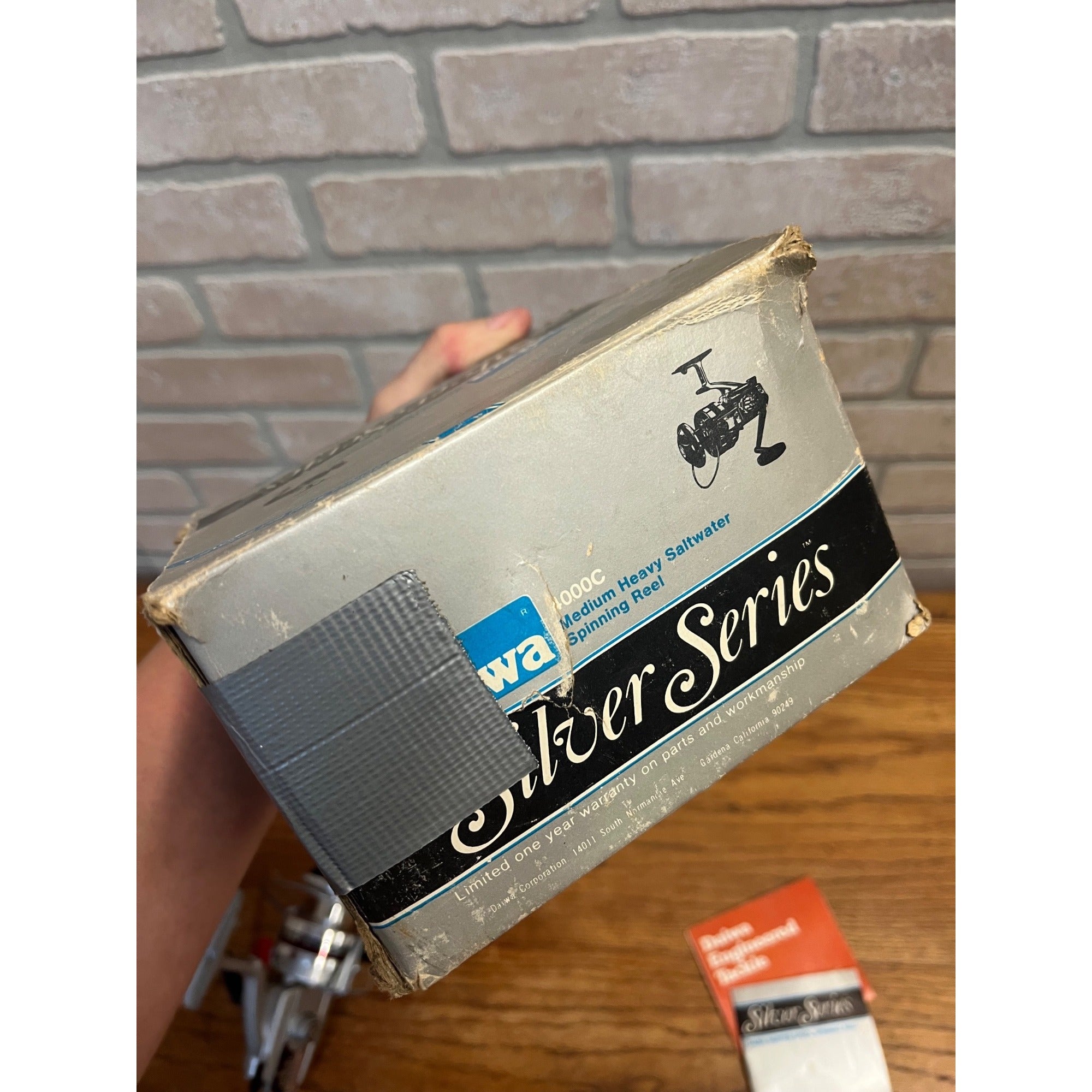 Daiwa 4000C Silver Series Vintage Spinning Fishing Reel W/Box